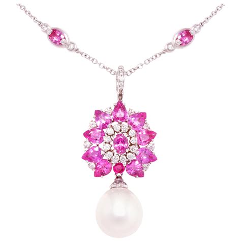 louis vuitton high jewellery pink sapphire and diamond necklace|louis vuitton roman numerals.